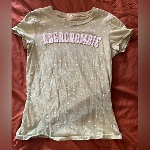 Abercrombie Green Moose Top